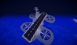 Flying Aircraft Carrier  VIDEO Minecraft Map