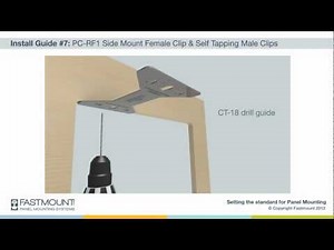 How to side mount floors, cabinets & refit jobs Fastmount Guide 7 - PC-RF1