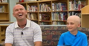 Teacher Shaves His Head To Show Solidarity With Student With Alopecia
