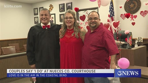 Corpus Christi couple gets married on Valentine's Day as ultimate expression of love