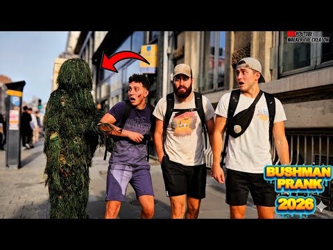 Crazy Tree Prank Made People Jump