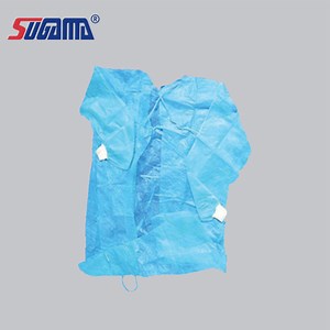 [Hot Item] AAMI Level 3 Doctors Surgical Disposable Waterproof CPE Impervious Gown