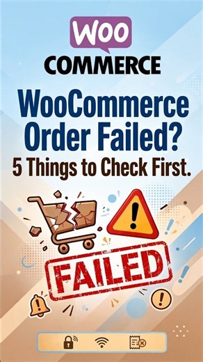 WooCommerce Order Failed? Check these 5 Things First! #woocommerce