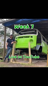 #week7 Working on my VW Campervan Every Day til she’s ready to hit the road! Weekly recap video is now live on my YouTube! Link is in my bio :) #fyp #restoration #vwbus #builtnotbought #vanlife #diy #greenmachine #vanbuild #vw | The Green Machine