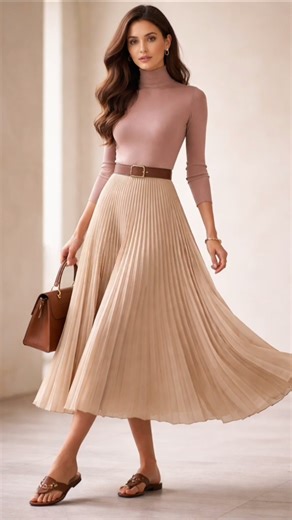 5 midi skirt outfits that look expensive.