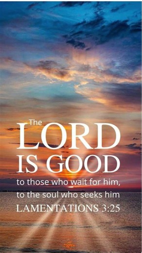 Lamentations:3-25- Have You Been Seeking God Or Only Seeking Answers? ✝️