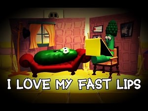 VeggieTales - I Love My Lips (but every time someone says lip or lips, it gets faster)