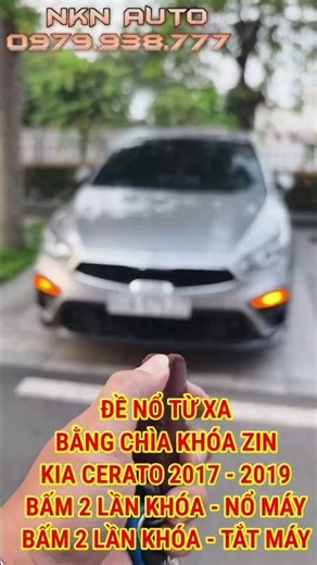 - Remote engine start using the original key for Kia Cerato #NKNAUTO #xh #viral #kiacerato #remot...