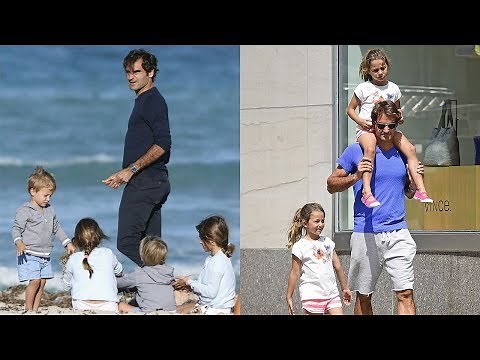 Roger Federer's Family - 2018 {Wife Mirka Federer & Kids Myla, Charlene, Lenny & Leo Federer}