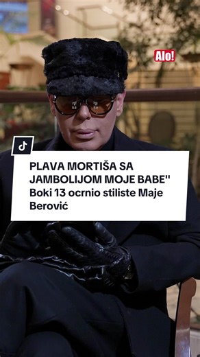 PLAVA MORTIŠA SA JAMBOLIJOM MOJE BABE'' Boki 13 ocrnio stiliste Maje Berović #alo #alodnevnenovine #aloportal #viral_video