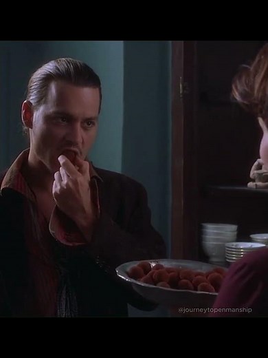 Chocolat (2000) | Johnny Depp, Juliette Binoche | 'I have a knack for guessing' scene