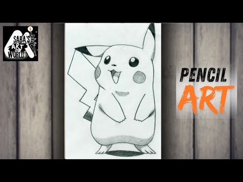 Amazing Pikachu Pencil Art! ⚡ Drawing Pokémon Step by Step | Pikachu Pencil Drawing