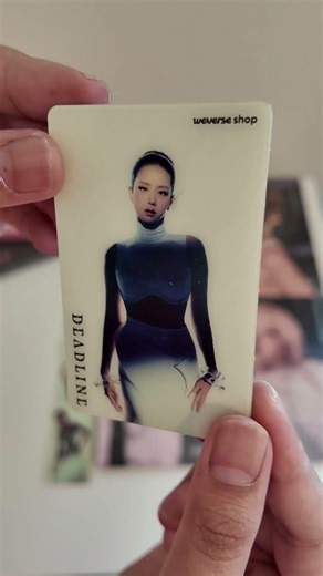 BLACKPINK ‘DEADLINE’ LUCKY DRAW FREEBIES UNBOXING | Weverse Silver + Black + Pink Set Photocard Pull