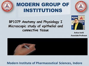 Microscopic study of epithelial and connective tissue