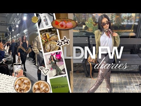LDN Fashion Week🇬🇧- events, outfits, shopping |HXBA|vlog