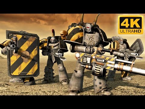 IRON WARRIORS vs NECRONS - Epic Defense | Men of War: Warhammer 40k Mod (4K)