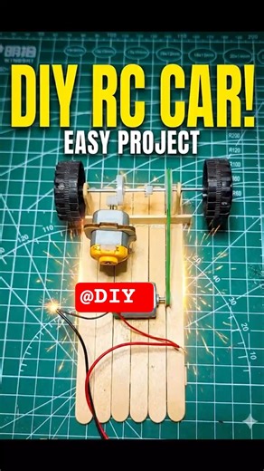 Amazing DIY Toy Car | Easy Build I Test Motor DC Mini Electric #youtubeshorts #shortvideo #2026