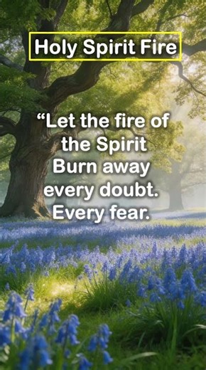 Holy Spirit Fire Prayer That Will Strengthen Your Faith #christianshorts #godscommand #bibleverse