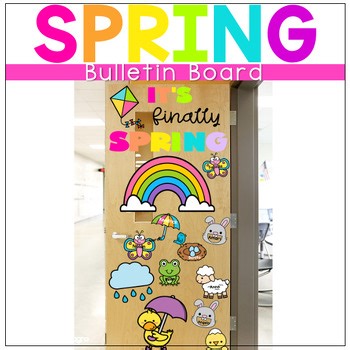 Spring Bulletin Board Spring Name Hall Display FLASH $1 DEAL