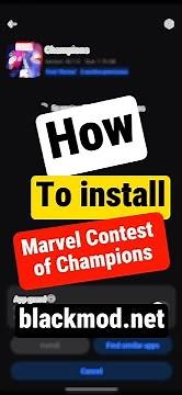 How to Install the Marvel Contest of Champions Blackmod