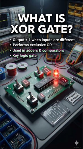 What Is XOR Gate?#education #engineering #logicgate #digitalelectronics #EngineeringShorts #xorgate