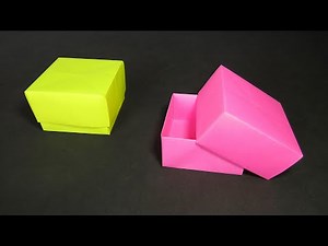 How to Make a Very Easy Paper Box, Origami Box | PAPER BOX