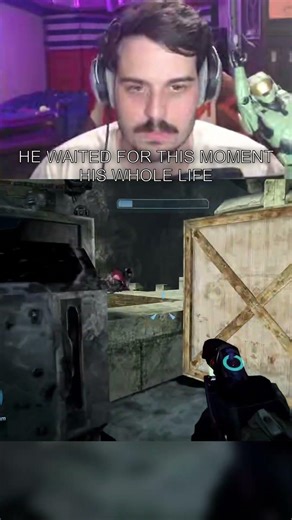 Bro was locked and loaded #halo