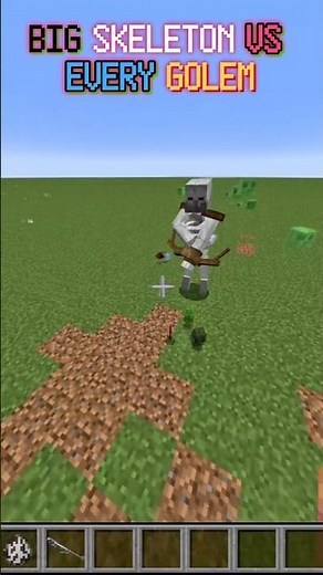 💀 A Giant Skeleton faces off against powerful custom golems in an epic Minecraft battle! ⚔️
