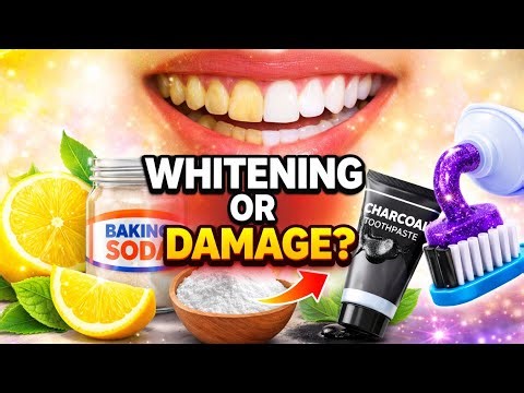 Teeth Whitening Myths Busted! ⚠️ Lemon, Charcoal, Baking Soda — Safe or Dangerous?