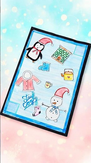 Made a Whole Sticker Book From Scratch 😍 #shorts