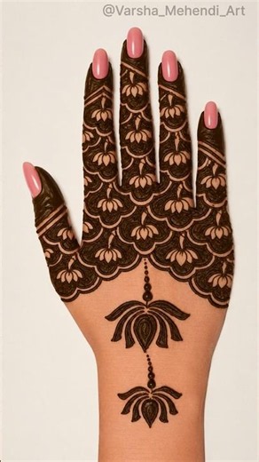Beautiful Simple Mehndi Designs | New Henna Art #mehndi #mehndidesign #easy #shorts
