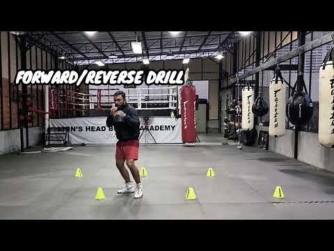 BOXING FOOTWORK DRILLS WITH CONES
