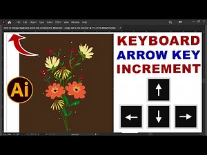 How to Change Keyboard Arrow Key Increment in Illustrator - Jump 1pt to 1in more