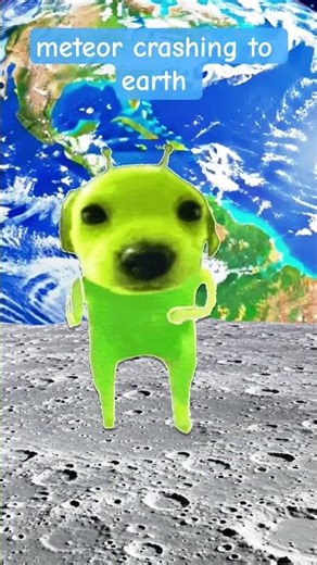 meteor crashing into earth