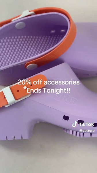 Cyber Monday Sale ends tonight 🚨 20% off accessories   buy 2 clogs, get 20% off.