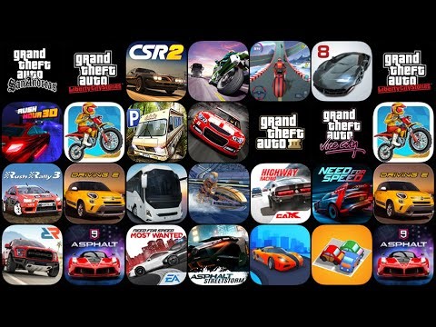 GTA: SA💥GTA: LCS💥CSR Racing 2💥Traffic Rider💥Moto Race💥Asphalt 8💥Rush Hour 3D💥Racing...💥