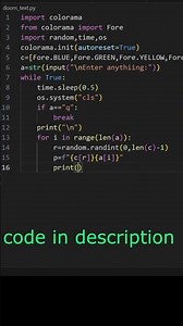 Blinking text using python #technology #python #ai