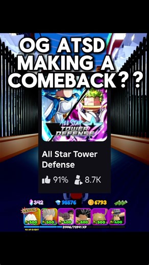 Is Og ASTD Finally Coming Back?! | All Star Tower Defense #allstartowerdefense #astd #roblox