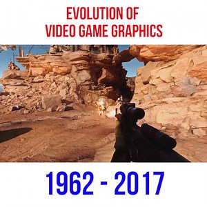 2.6M views · 31K shares | This is the difference video game graphics from 1962 until 2017 Credit : Data Radar . . . Do you want to make money from playing games? Sell your item games with safe and easy at kaleoz.com https://www.kaleoz.com/ | SEAGM | Facebook