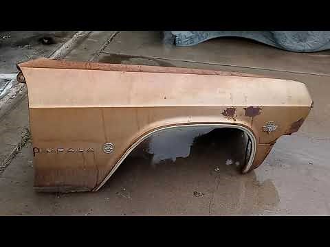 1965 Impala fender removal.