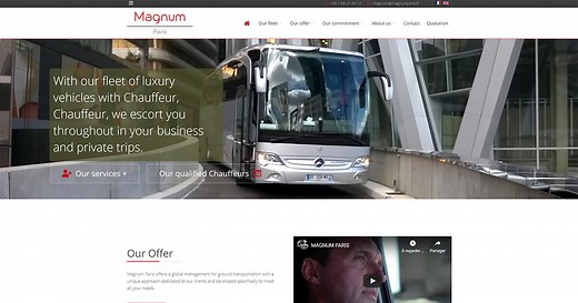 Minibus and coach rental with driver in Paris