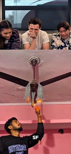 Tom holland react to try not to laugh #tomholland #facts #funny #trynottolaugh