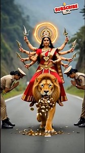 🔥 sher pr sabar hokr aaja sherawali ye 🔱 #trending #viralvideo #durgamaa #maa