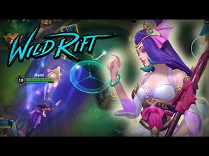 Splendid Staff Nami Gameplay - Build and Runes - Wild Rift