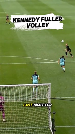 6.1K views · 14 reactions | @kennedylfuller turned the tutorial into proof. Volley for Angel City, head still, body over, laces through. Power with placement. Well done, Kenz.  @nwsl @weareangelcity #OwnYourDevelopment | Beast Mode Soccer | Facebook