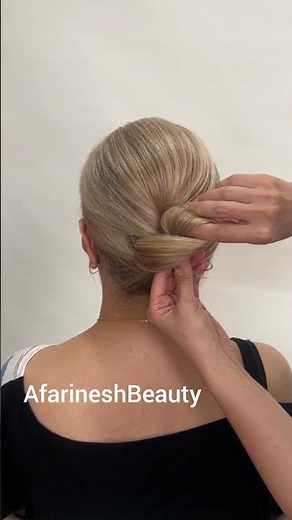 Elegant Kanzashi Bun in Seconds 💫 Easy Step-by-Step!