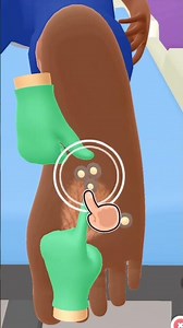 ASMR feet cleaning #asmr #animation #satisfyingames #gaming