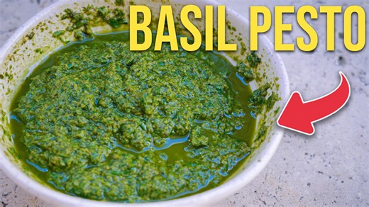 This Basil Pesto Has A Delicious Secret Ingredient That'll Take Your Dish To The Next Level
