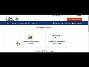 Create #ABHAnumber under 1 minute - abha.abdm.gov.in