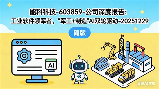 能科科技-603859-公司深度报告：工业软件领军者，“军工 制造”AI双轮驱动-251229简版